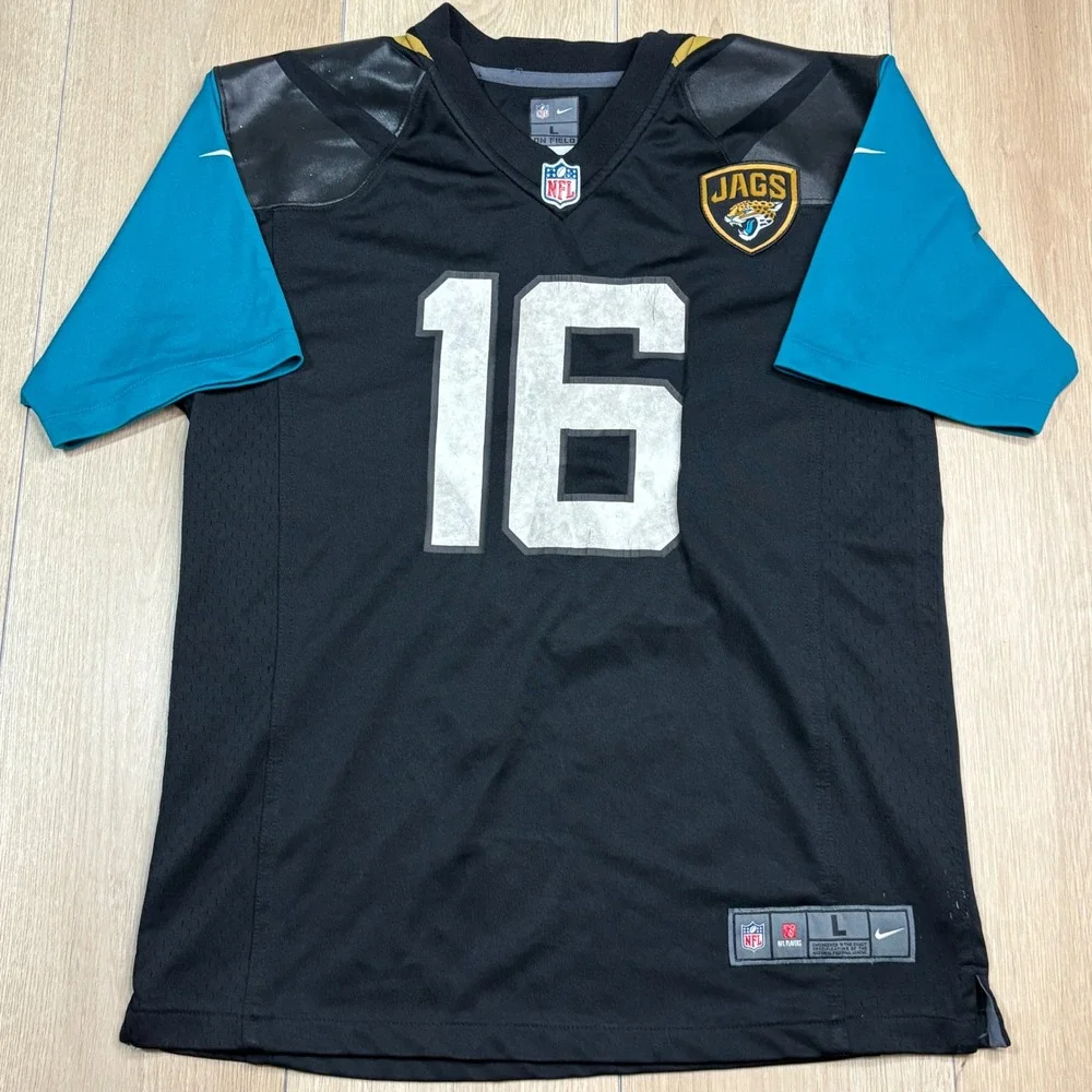 Nike Jacksonville Jaguars Trevor Lawrence 16 Football Jersey Youth Large Black